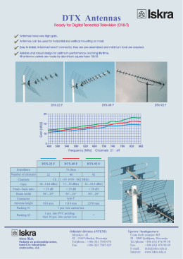 ISKRA TELA - catalog antennas DTX.cdr