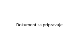 Dokument sa pripravuje.