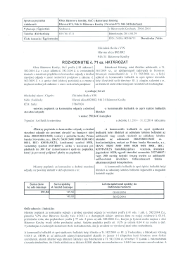 Őíslo konania {Ügyiratszám ICO: | SASz: 003067] I Doruöenka l Vétiv