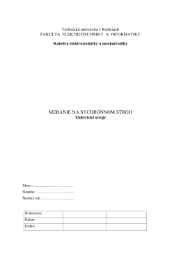 Navod SS_ES_13_14.pdf - Katedra elektrotechniky a mechatroniky