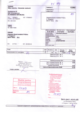 M&auml;so &uacute;deniny - Alexander Jankovič Koniarovce 23 956 13 Koniarovce