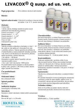 LIVACOX&reg; Q susp. ad us. vet.