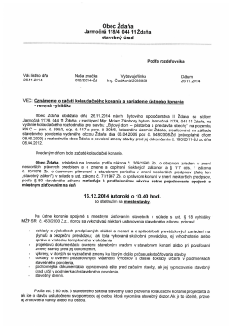 Verejná vyhláška - Bytové spoločenstvo II.