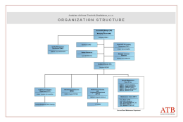 Page 1 Austrian Airlines Technik-Bratislava, s.r.o. ORGANIZATION