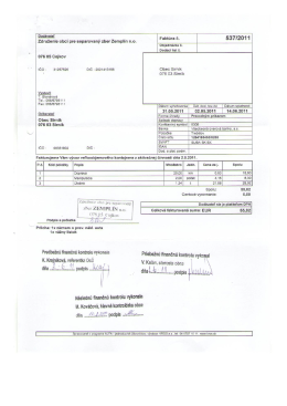 Združenie obci pre separovan&yacute; zber Zempl&iacute;n no 076 05 Cejkov ICO