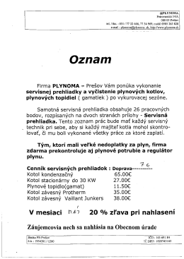 Plynoma - servisn&aacute; prehliadka.PDF