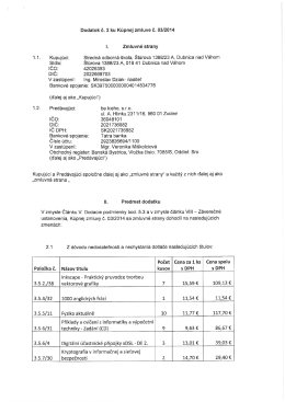 Sídlo: Štúrova 1388/23 A, 018 41 Dubnica nad Váhom IČO: 42026393