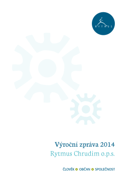 Výroční zpráva 2014 Rytmus Chrudim o.p.s.
