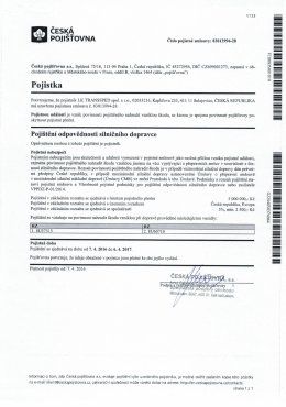 Insurance - lk transsped