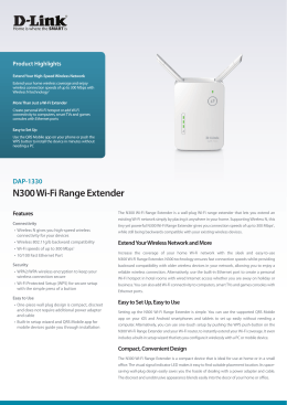 N300 Wi-Fi Range Extender