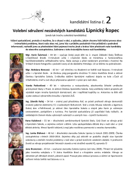 Volební sdružení nezávislých kandidátů Lipnický kopec