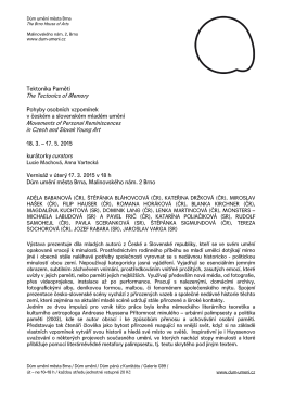 tisková zpráva