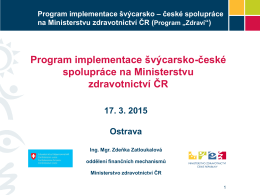 Program implementace švýcarsko-české