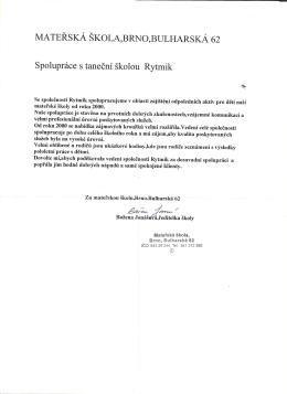 MATEŘSKÁ ŠKOLA,BRNO,BULHARSKÁ 62