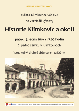 Historie Klimkovic a okolí - rozvoj