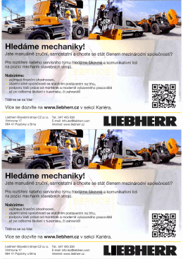 Hled&aacute;me mechaniky!