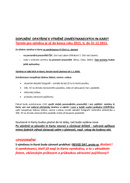 Doplněn&iacute; k v&yacute;měně In