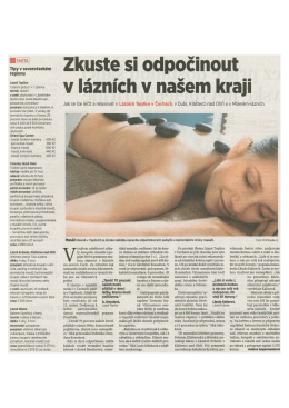 Tipy v severočeském regionu