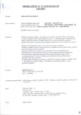 Vlastnosti :