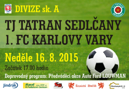 Neděle 16.8.2015