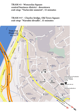 PDF file with instructions how to reach city center from our