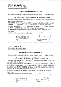 TEPLO BRUNTÁL a.s.