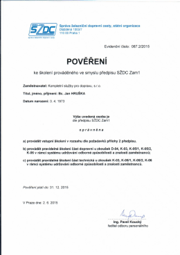 Spr&aacute;va železničn&iacute; dopravn&iacute; cesty, st&aacute;tn&iacute; organizace
