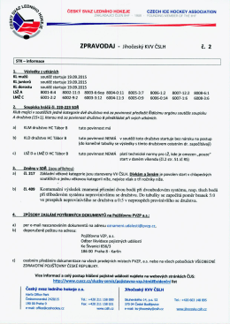 Zpravodaj JčKV ČSLH 2015 - 16 č. 2