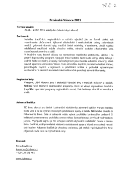 Brněnsk&eacute; V&aacute;noce 2015