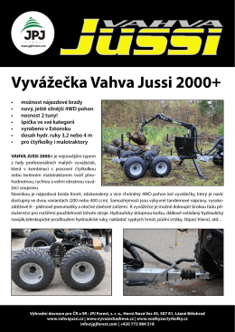 Brožura Vahva Jussi 2000+