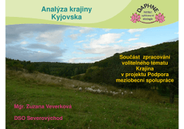 Stav krajiny Kyjovska