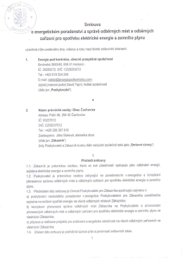 zařízení pro spotřebu elektrické energie a zemního plynu