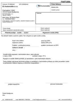 FAKTURA Dodavatel Ic 23062442 oIc czzeeezáłáz ﬁ . . Číslo faktury:
