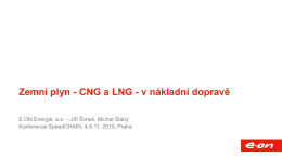 Zemní plyn - CNG a LNG - v nákladní dopravě