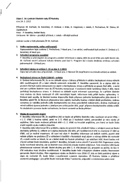 Zápis z jednání 24. 3. 2015