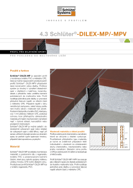 4.3 Schlüter®-DILEX-MP/-MPV - Schlüter