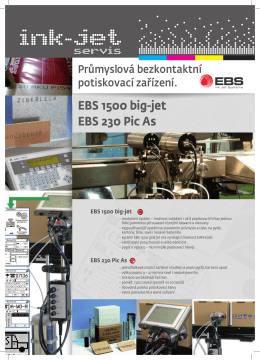 EBS 1500 BigJet / EBS 230 PisAs
