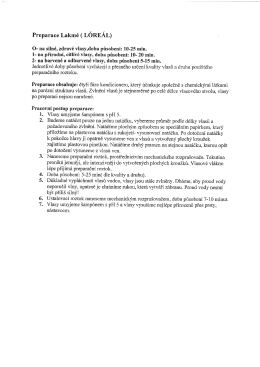 Preparace Lakm&eacute; ( L&Oacute;RE&Aacute;L)