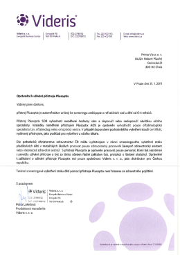 vyjádření o užívání přístroje