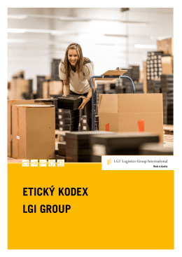 ETICKÝ KODEX LGI GROUP - LGI Logistics Group International