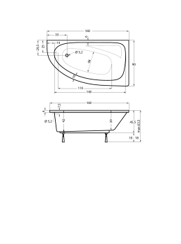 AV 160-90 prav&aacute; b&iacute;l&aacute; BN