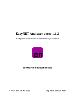 EasyNET Analyser dokumentace