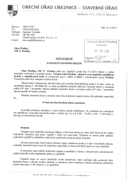 Spis.zn.: 5905/15/sÚ ij ( „`— a Dne: 14.12.2015