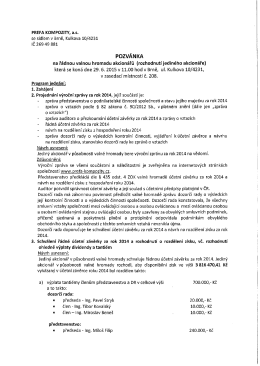 POZV&Aacute;NKA - Prefa Kompozity as