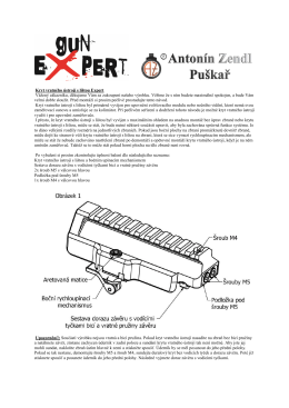 Kryt vratného ústrojí s lištou Expert Vážený zákazníku, děkujeme