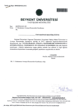Ek: konferans