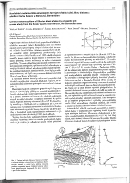 studie z lomu Kosov u Berouna, Barrandien