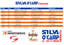program - SILVA O`Camp
