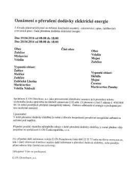 Vypnutá oblast - Velešín nádraží, Skřidla
