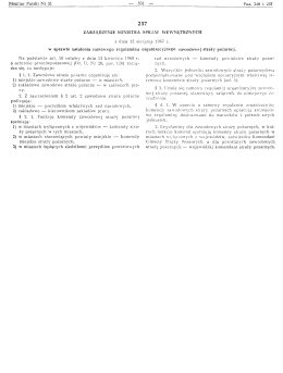 257 ZARZĄDZENIE MrNisrRA srrrnw wEwNĘrRZNYcH